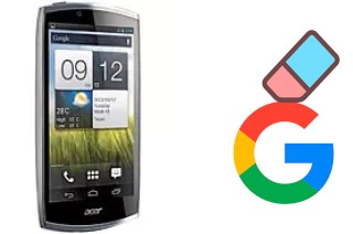 Como excluir a conta do Google em Acer CloudMobile S500