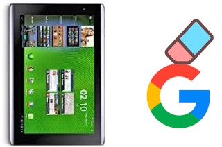 Como excluir a conta do Google em Acer Iconia Tab A501