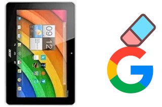 Como excluir a conta do Google em Acer Iconia Tab A3