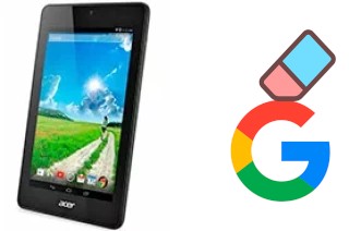 Como excluir a conta do Google em Acer Iconia One 7 B1-730