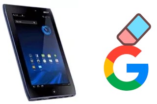 Como excluir a conta do Google em Acer Iconia Tab A100