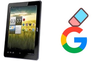 Como excluir a conta do Google em Acer Iconia Tab A200