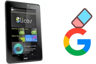 Como excluir a conta do Google em Acer Iconia Tab A110