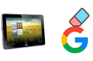 Como excluir a conta do Google em Acer Iconia Tab A701