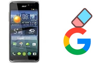 Como excluir a conta do Google em Acer Liquid E600