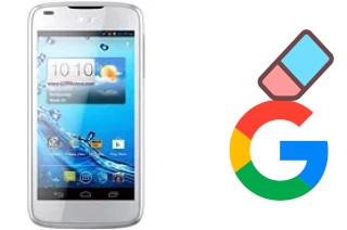 Como excluir a conta do Google em Acer Liquid Gallant Duo