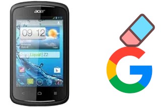 Como excluir a conta do Google em Acer Liquid Z2