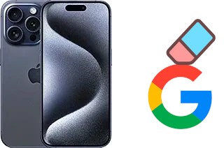 Como excluir a conta do Google em Apple iPhone 15 Pro