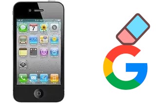 Como excluir a conta do Google em Apple iPhone 4