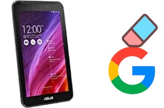 Como excluir a conta do Google em Asus Fonepad 7 (2014)