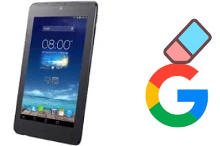 Como excluir a conta do Google em Asus Fonepad 7