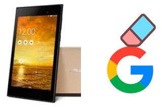 Como excluir a conta do Google em Asus Memo Pad 7 ME572CL