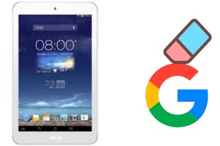 Como excluir a conta do Google em Asus Memo Pad 8 ME180A