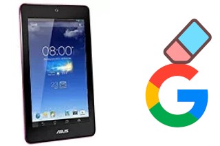 Como excluir a conta do Google em Asus Memo Pad HD7 16 GB