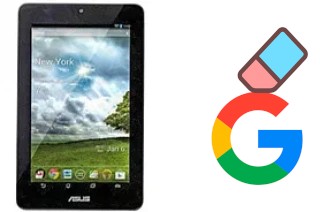 Como excluir a conta do Google em Asus Memo Pad ME172V