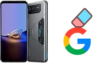 Como excluir a conta do Google em Asus ROG Phone 6D Ultimate