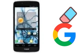 Como excluir a conta do Google em Casper Via V4