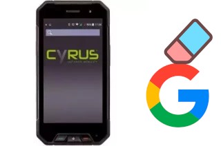 Como excluir a conta do Google em Cyrus CS27