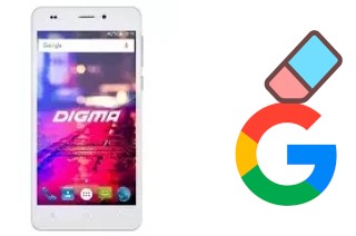 Como excluir a conta do Google em Digma Citi Z560 4G