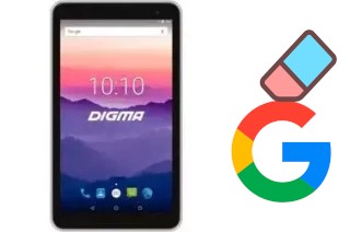 Como excluir a conta do Google em Digma Optima 7018N 4G