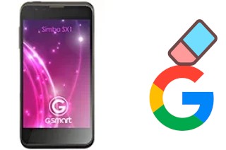 Como excluir a conta do Google em Gigabyte GSmart Simba SX1