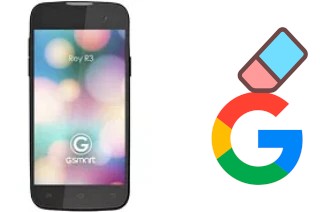 Como excluir a conta do Google em Gigabyte GSmart Rey R3