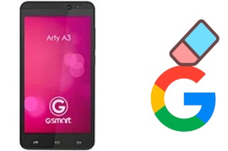 Como excluir a conta do Google em Gigabyte GSmart Arty A3