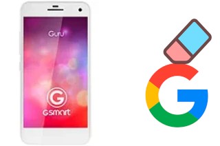 Como excluir a conta do Google em Gigabyte GSmart Guru (White Edition)