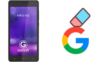 Como excluir a conta do Google em Gigabyte GSmart Mika M2