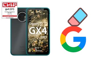 Como excluir a conta do Google em Gigaset GX4 PRO