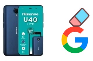 Como excluir a conta do Google em HiSense U40 Lite