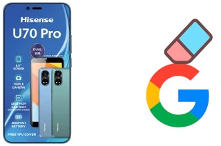 Como excluir a conta do Google em HiSense U70 Pro