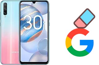 Como excluir a conta do Google em Honor 30i