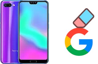 Como excluir a conta do Google em Honor 10