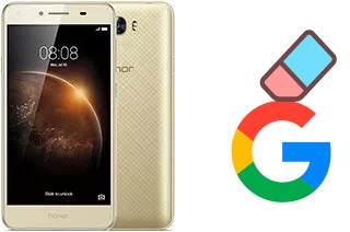 Como excluir a conta do Google em Honor 5A