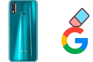 Como excluir a conta do Google em Honor 9X Lite