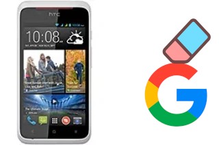 Como excluir a conta do Google em HTC Desire 210 dual sim