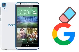 Como excluir a conta do Google em HTC Desire 820