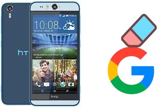 Como excluir a conta do Google em HTC Desire Eye