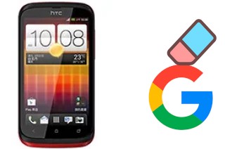 Como excluir a conta do Google em HTC Desire Q