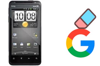 Como excluir a conta do Google em HTC EVO Design 4G