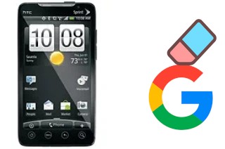 Como excluir a conta do Google em HTC Evo 4G