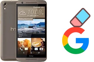 Como excluir a conta do Google em HTC One E9s dual sim