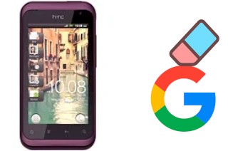 Como excluir a conta do Google em HTC Rhyme