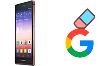 Como excluir a conta do Google em Huawei Ascend P7 Sapphire Edition