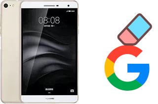 Como excluir a conta do Google em Huawei MediaPad M2 7.0