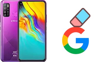 Como excluir a conta do Google em Infinix Hot 9 Pro