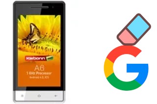 Como excluir a conta do Google em Karbonn A6