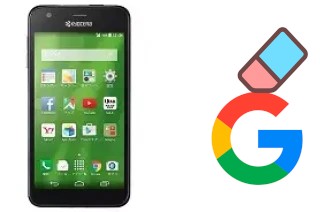 Como excluir a conta do Google em Kyocera Digno U