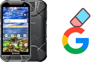 Como excluir a conta do Google em Kyocera DuraForce Pro 2